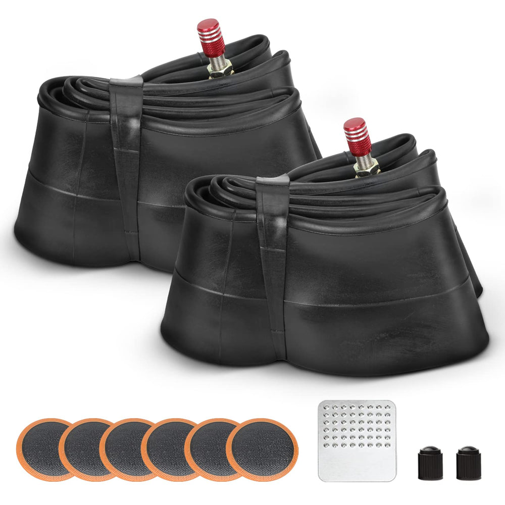 GREHUA size label with measurement guide showing 80/100-12 compatibility for buyers