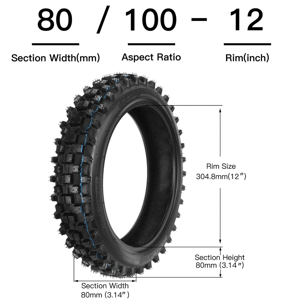 GREHUA front tire tread close-up highlighting grip and wear resistance