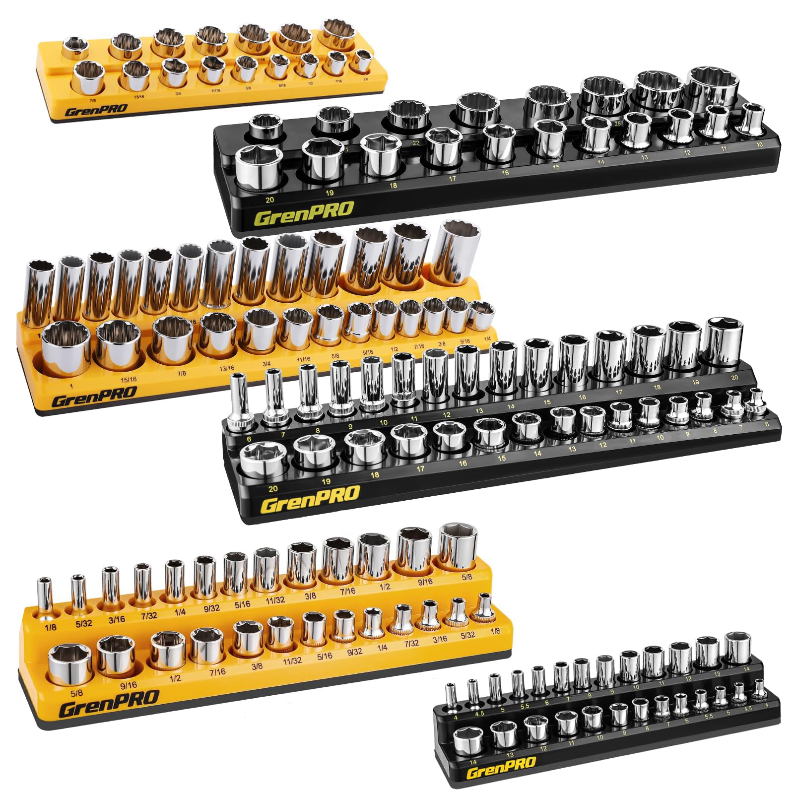 GRENPRO front packaging and trays showing organized storage benefit