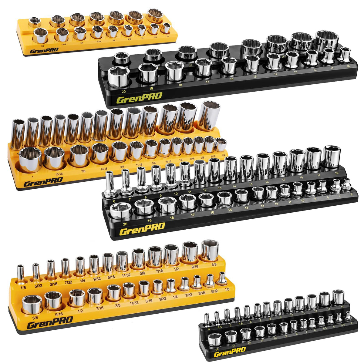 GRENPRO front packaging and trays showing organized storage benefit
