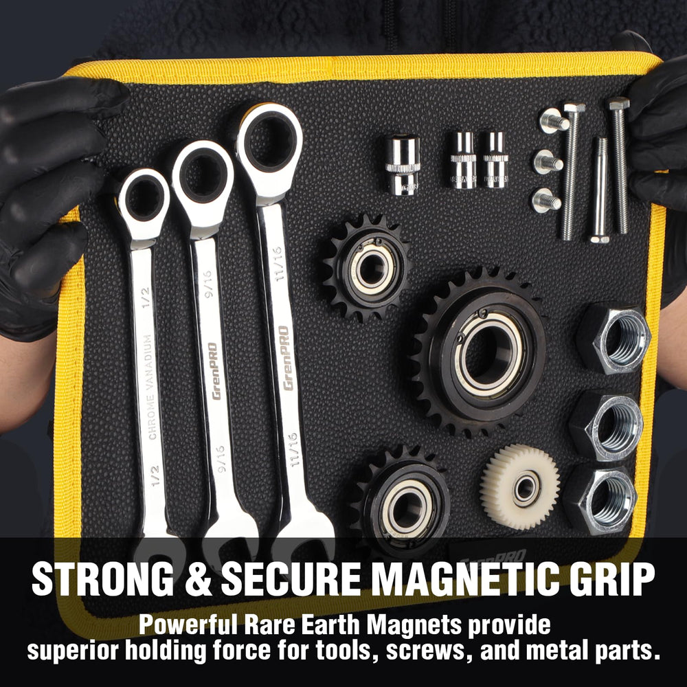 GRENPRO close-up of embedded magnet grid highlighting consistent holding power