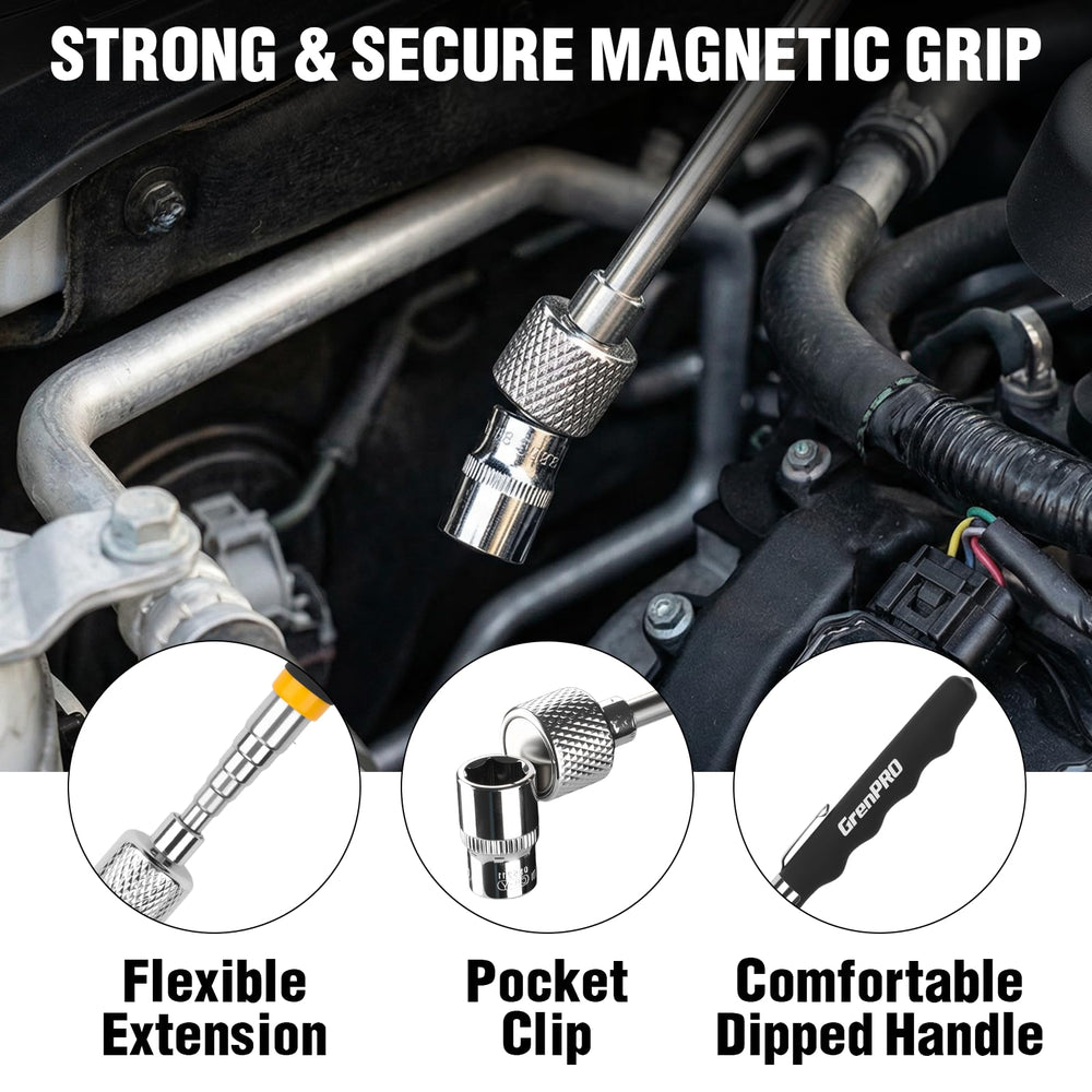 GRENPRO mat conformed to car hood demonstrating flexible fit and surface protection