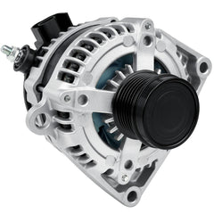 Grezuton alternator front view showing mounting points and robust housing for confident fit