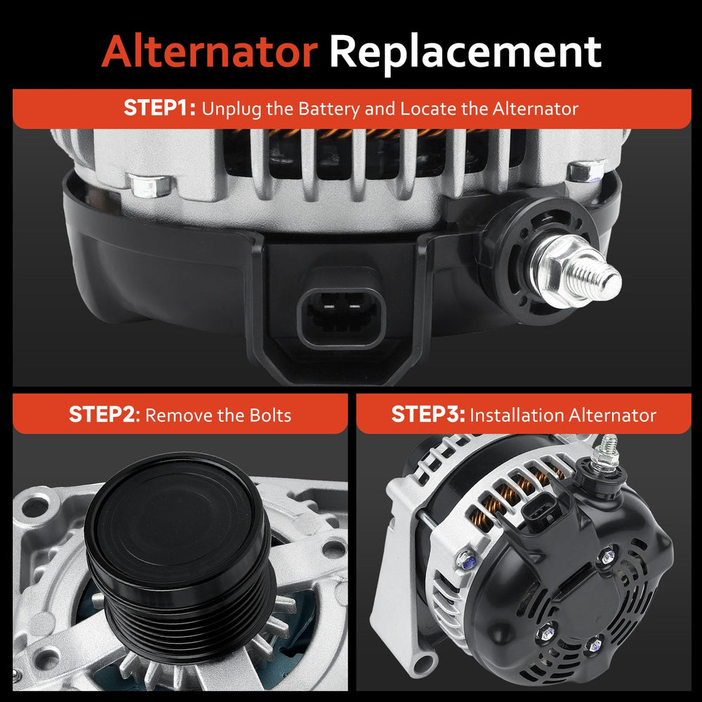 Grezuton alternator in protective packaging box ready for secure delivery and inspection