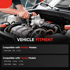 Grezuton starter back label with OEM numbers for easy part verification and fitment