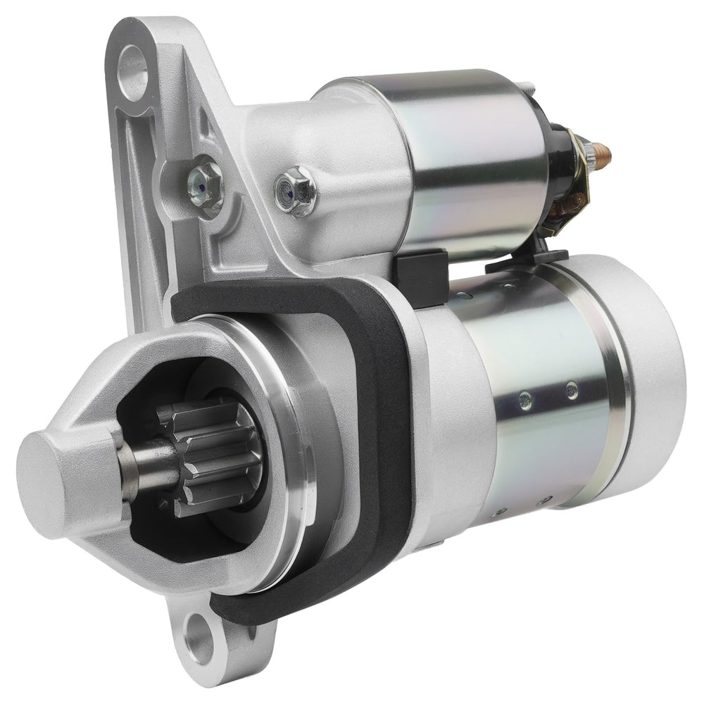 Grezuton starter front view showing mounting points and durable housing for easy installation