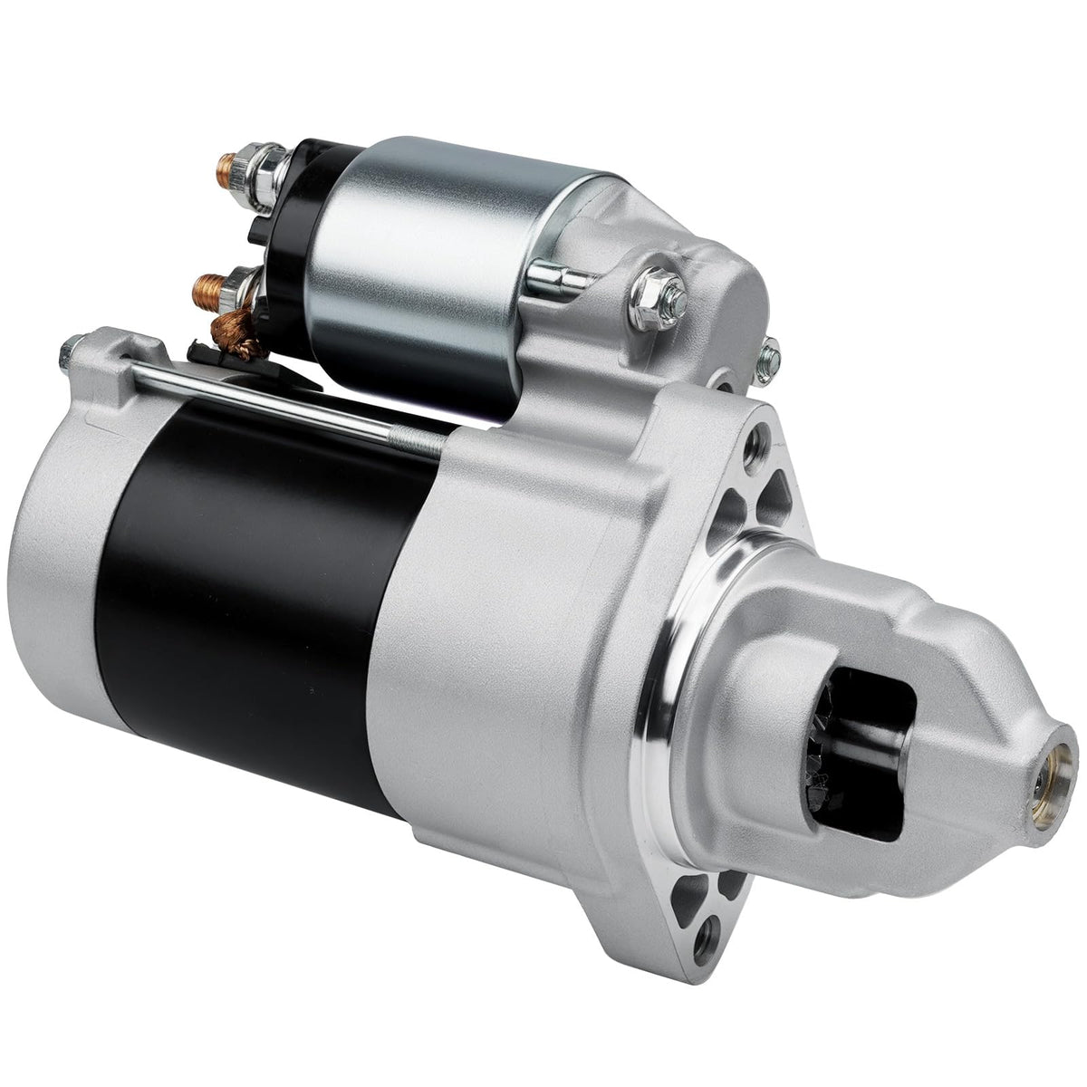 Grezuton starter front view showing compact design and reliable fit
