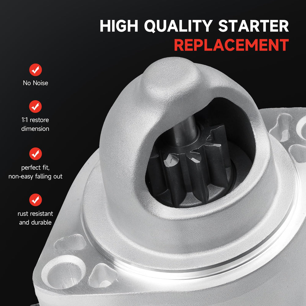 Grezuton starter installed in engine bay restoring dependable starts