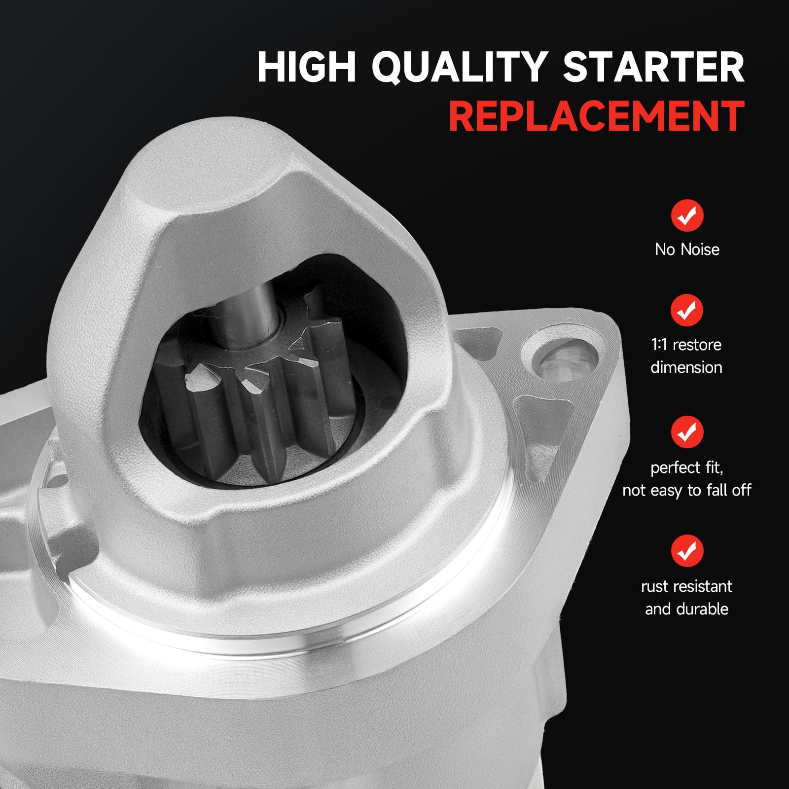 Grezuton starter packaging and labels with reference numbers for accurate part selection