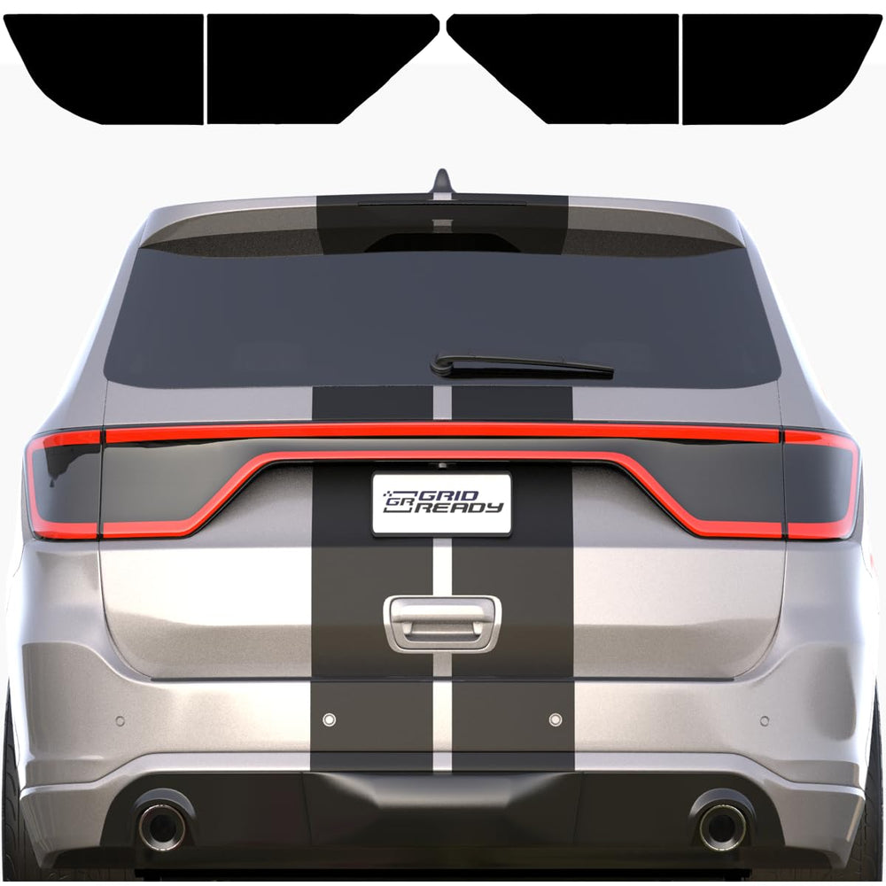 GRIDREADY front taillight assembly fitted with smoke overlays showing clean blackout look