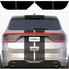 GRIDREADY front taillight assembly fitted with smoke overlays showing clean blackout look