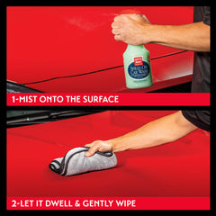 Griot's Garage after-wipe paint close-up highlighting glossy carnauba shine