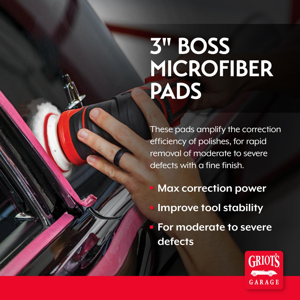 Griot's Garage microfiber close-up highlighting dense fibers for aggressive cutting