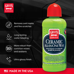 Griot's Garage being applied with orbital polisher for efficient defect removal