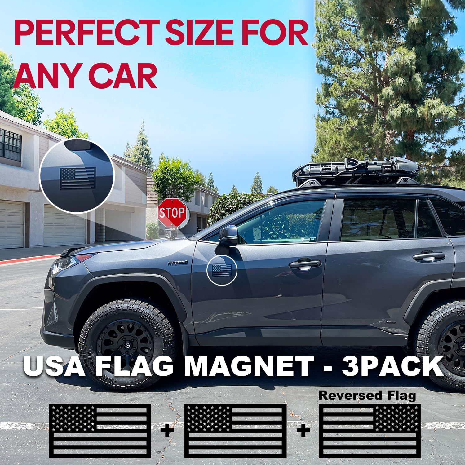 GRIT KULTURE magnet mounted on truck tailgate for secure display