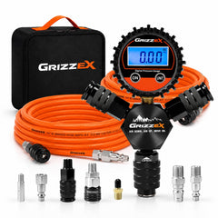 GRIZZEX front packaging showing complete 4-way kit and benefits