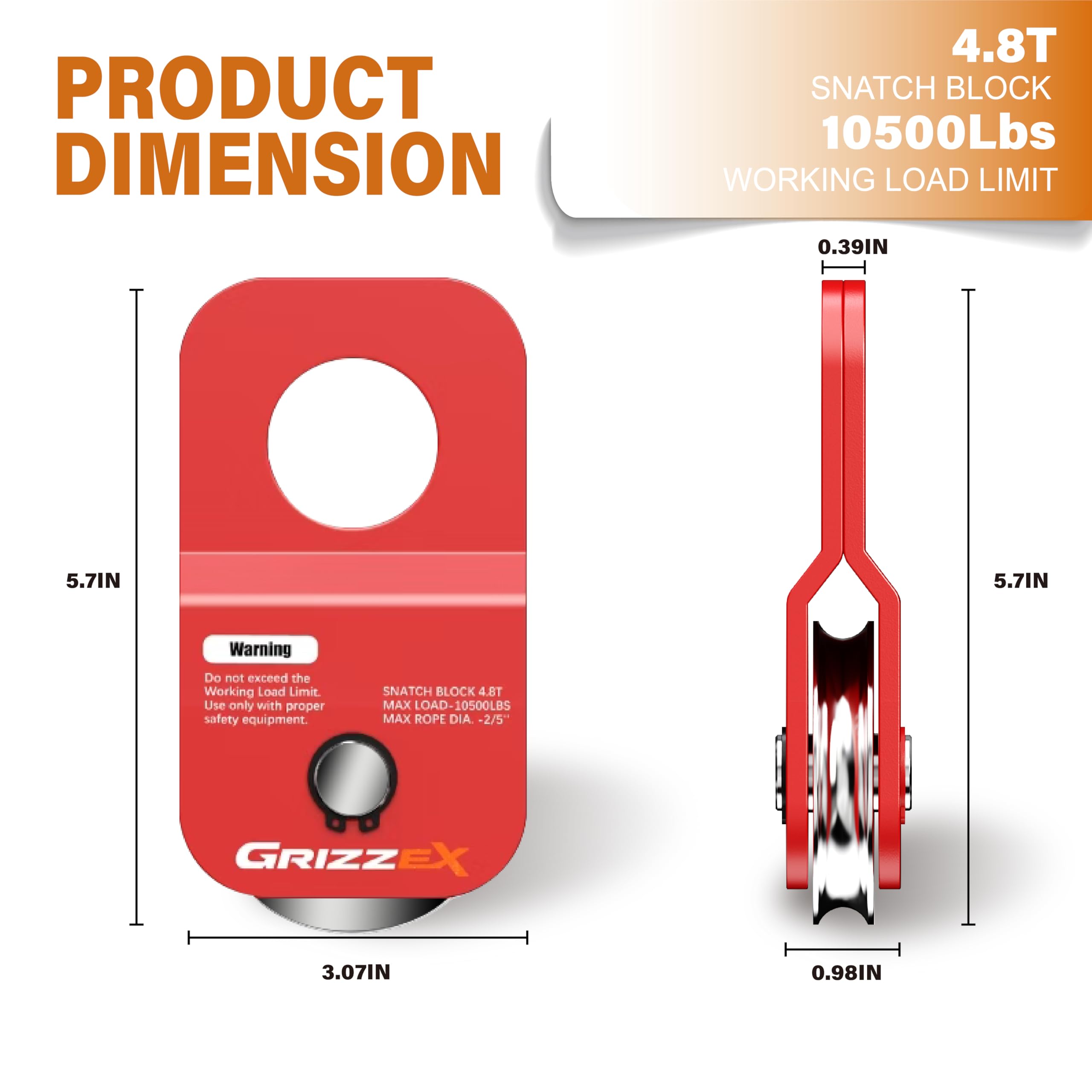 GRIZZEX powder-coated finish close-up resisting rust and road debris