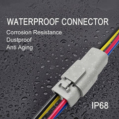 GRZWAYS connector installed under hood showing corrosion-resistant connection