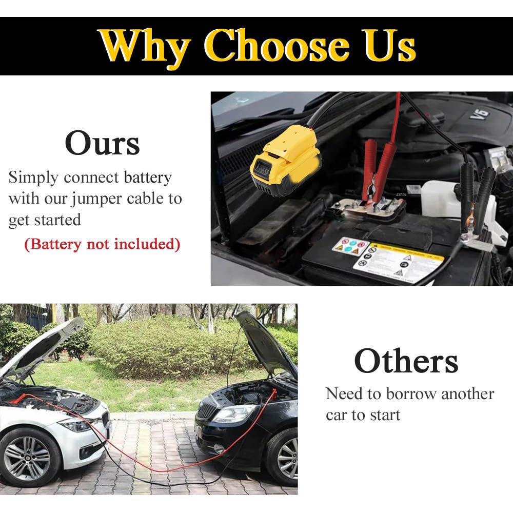 GRZWAYS jumper cable in roadside scene offering dependable backup