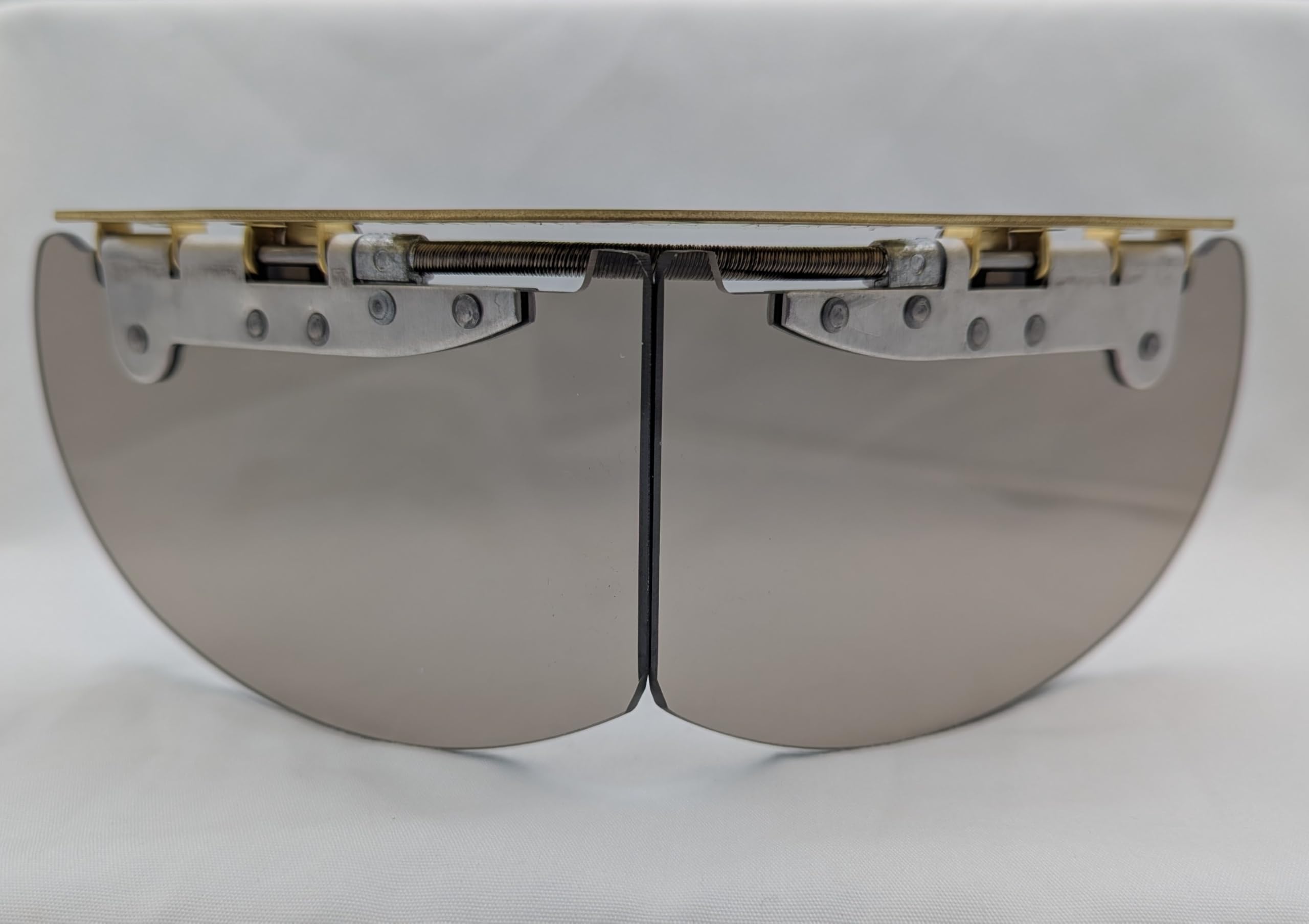 GSP smoke Bourke eyeshields front view showing low-profile fit and glare reduction