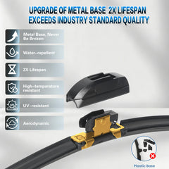 GSPSCN rubber edge detail demonstrating smooth contact and durable wiping