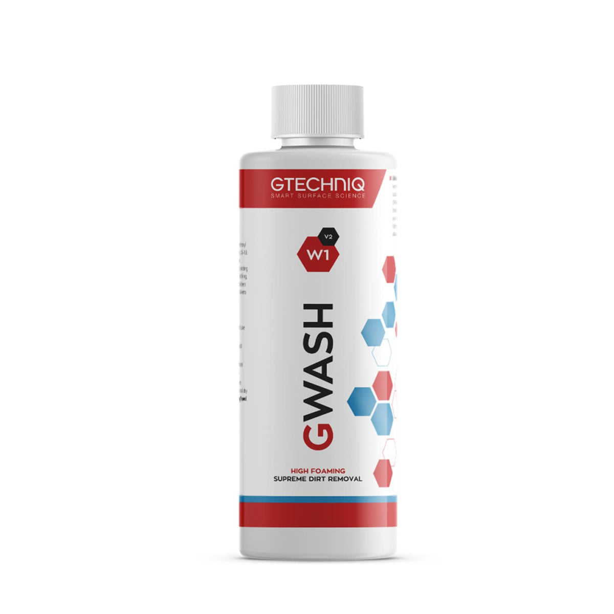 Gtechniq Auto W1 front packaging showing label and 1L bottle beneficial clear dosing