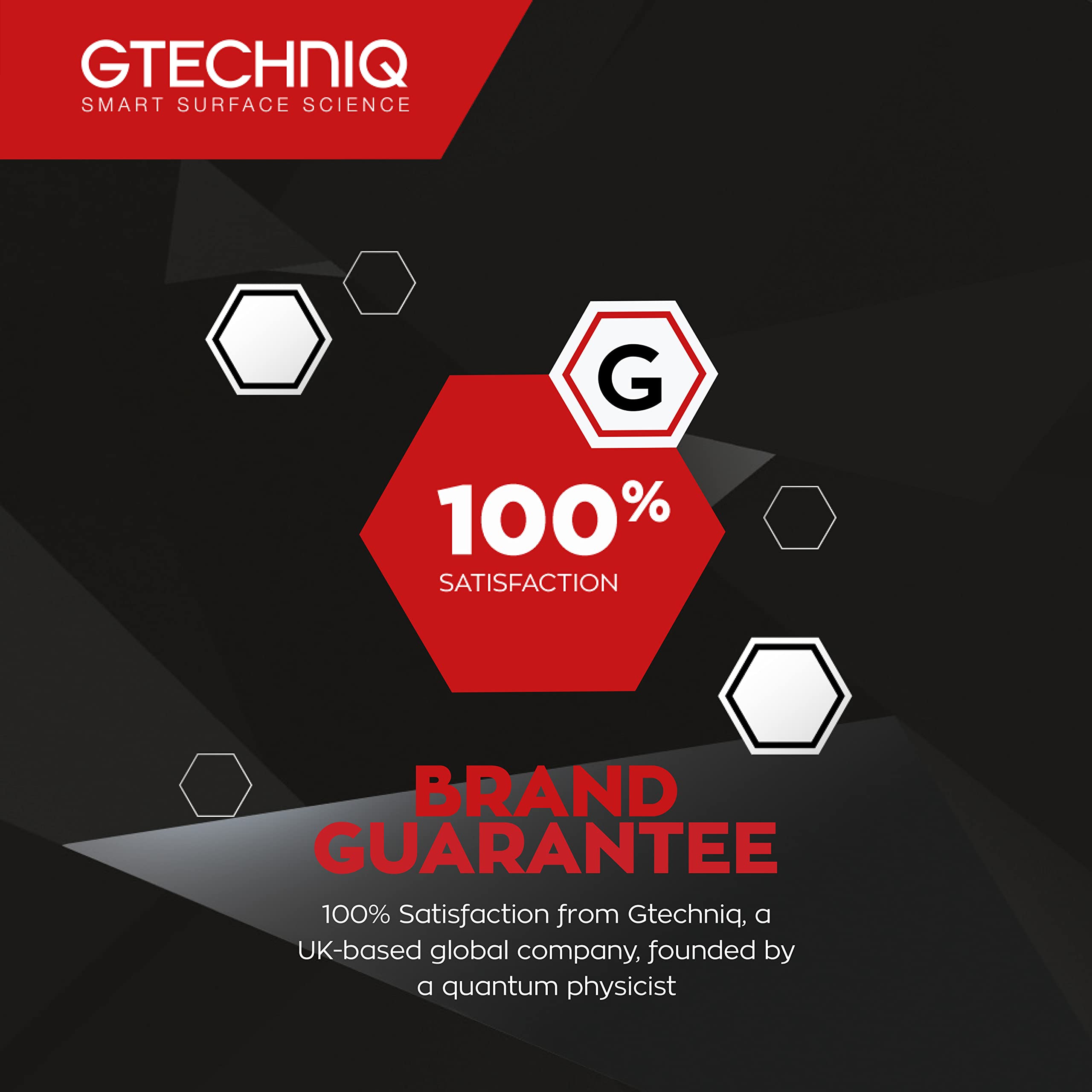 Gtechniq Auto W1 bottle next to a 500ml scale icon, shows concentrated volume and dilution economy