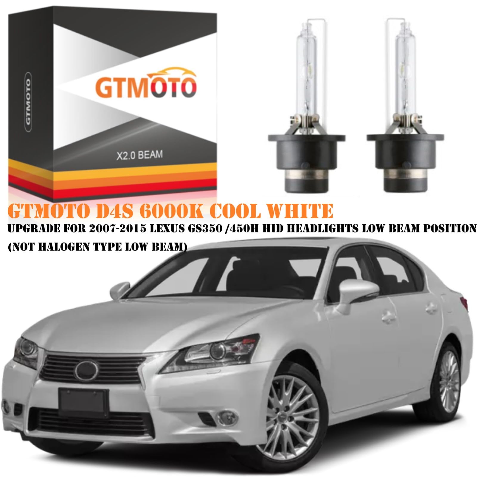 GTMOTO D4S closeup of anti-UV quartz glass capsule highlighting durability benefit
