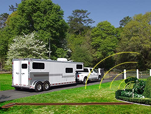 GTO Mighty Mule FM130 next to car to show scale and practical placement benefit