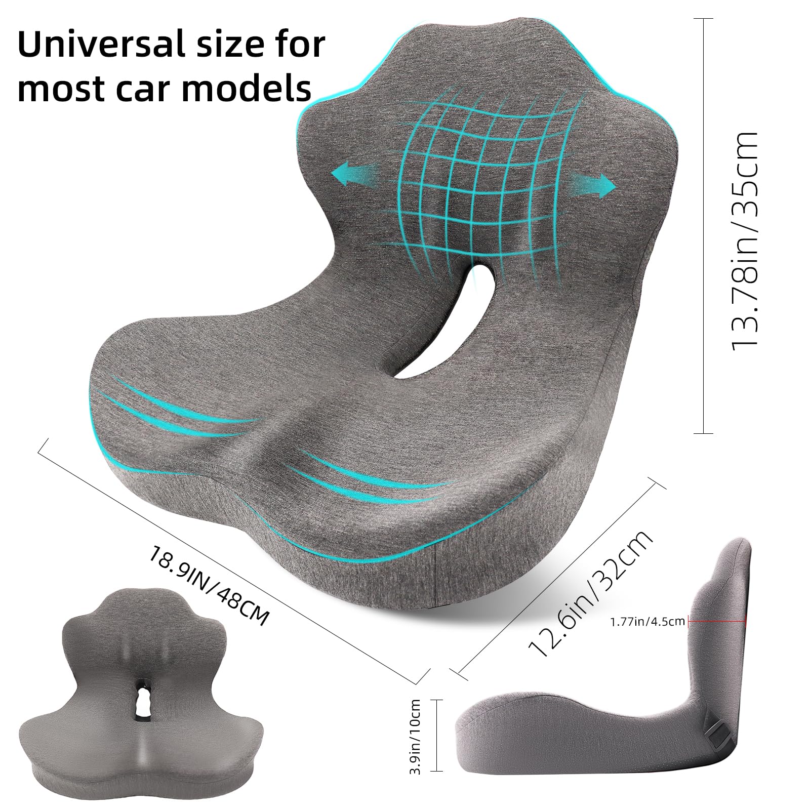 GtuiBugt removable washable cover with zipper for easy cleaning