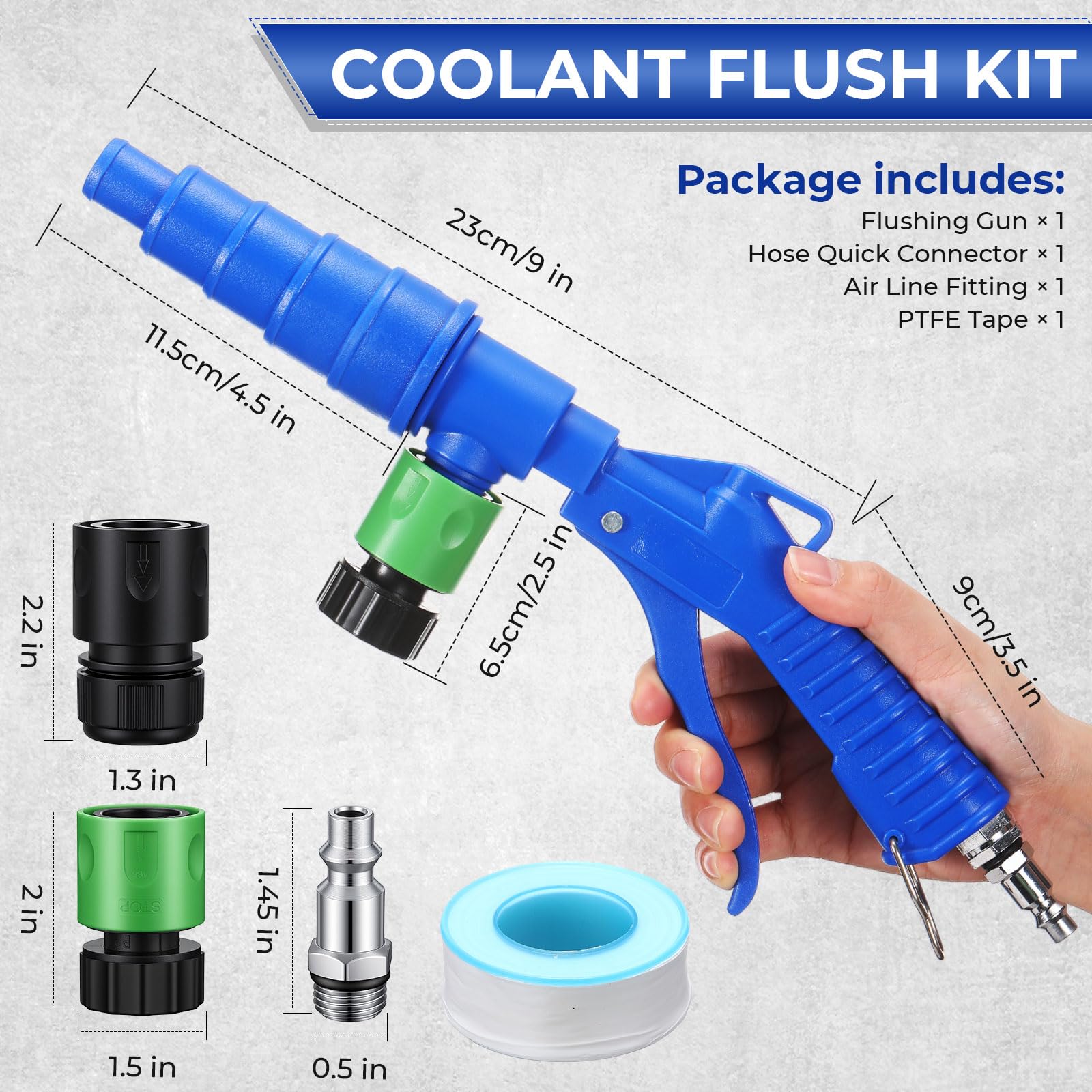 Gulfmew stepped nozzles detail for matching hose sizes and targeted debris removal