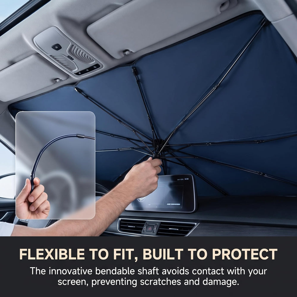 Gumnay 360-degree bendable handle detail preventing dashboard scratches and flexible placement