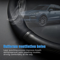 gunhunt hand on wheel showing scale and ergonomic comfort benefit