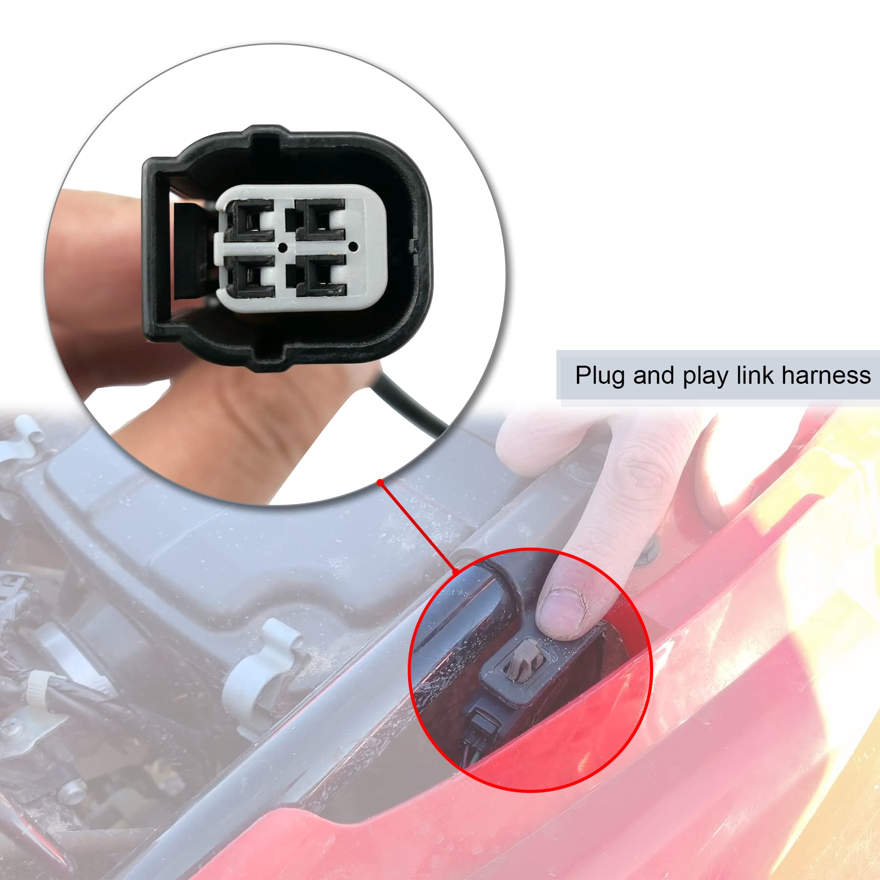 GUZIKO sensor beside ruler for size comparison confirming correct fitment dimensions