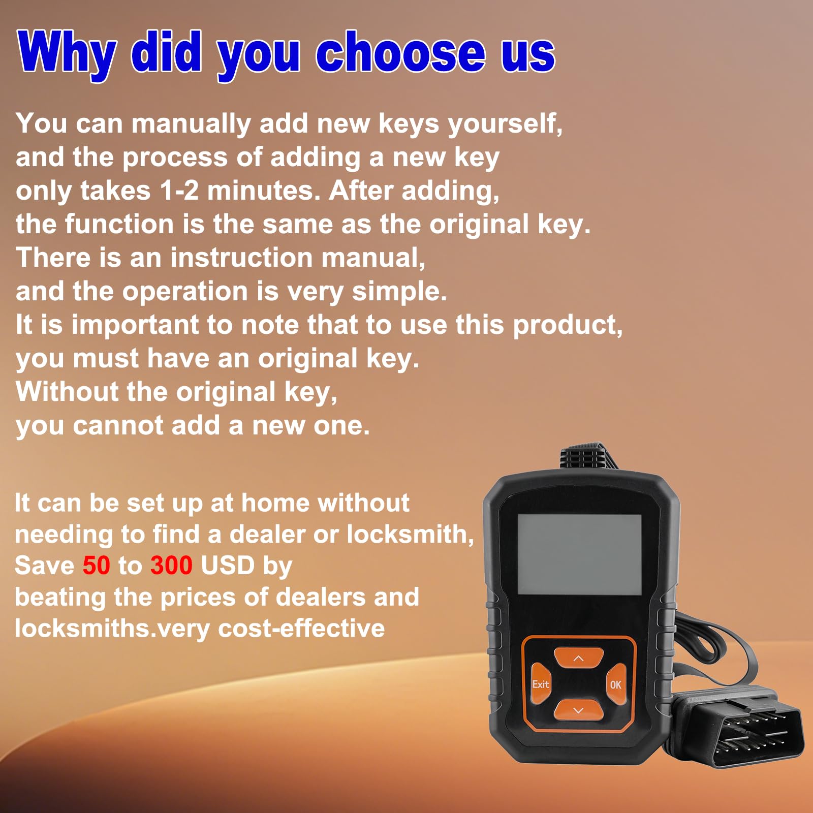 Gvolinkdpe key fob front view illustrating original-style buttons and fit