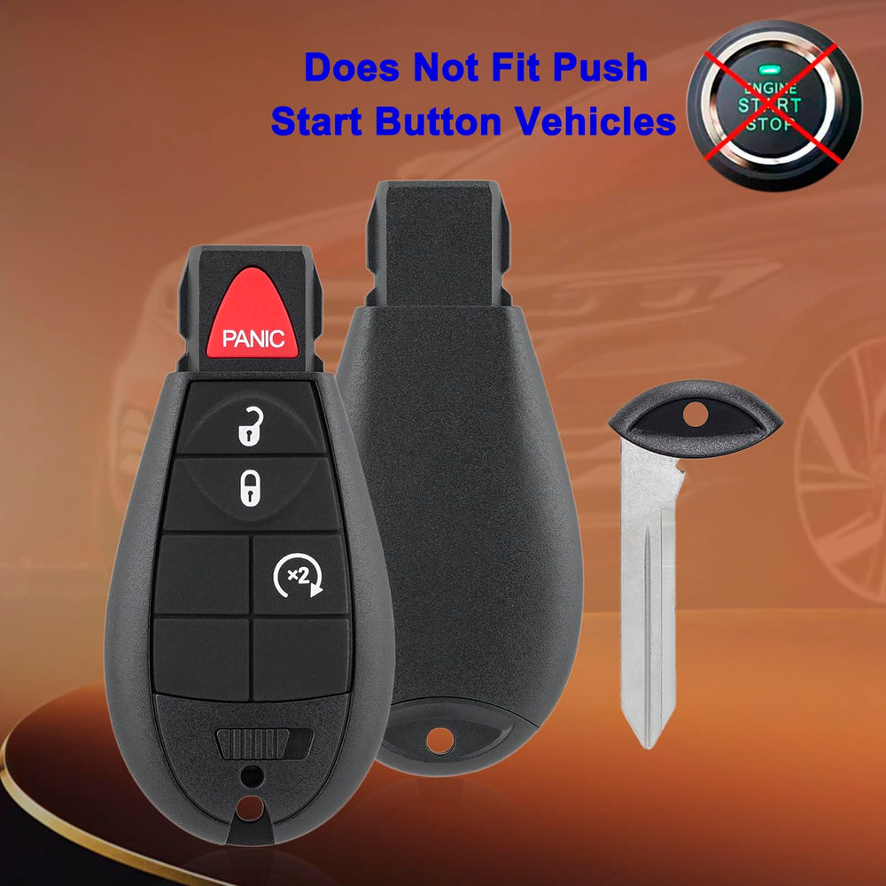 Gvolinkdpe remote fob next to credit card illustrating compact size