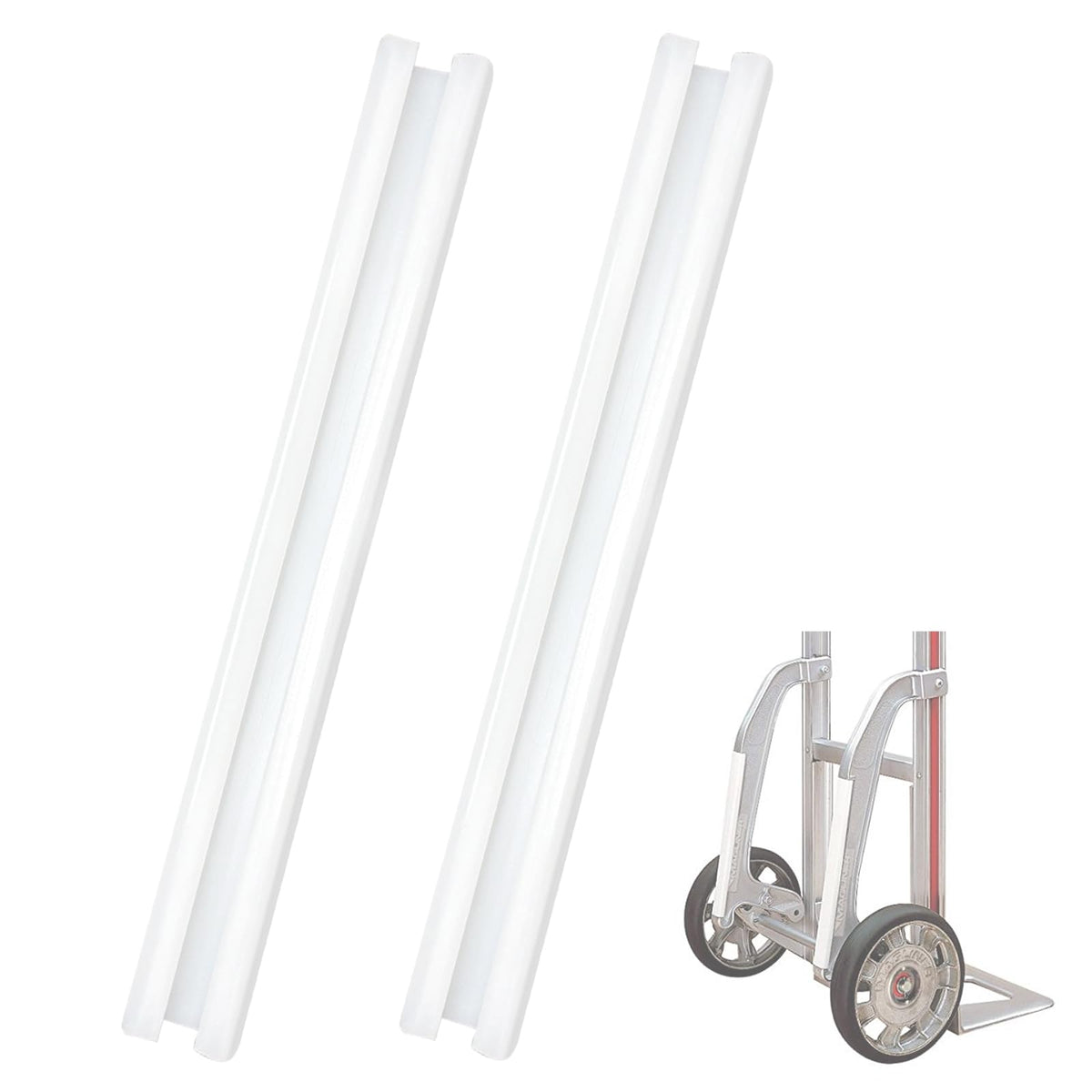 Gvvycc front view of glide strips showing direct fit and durability