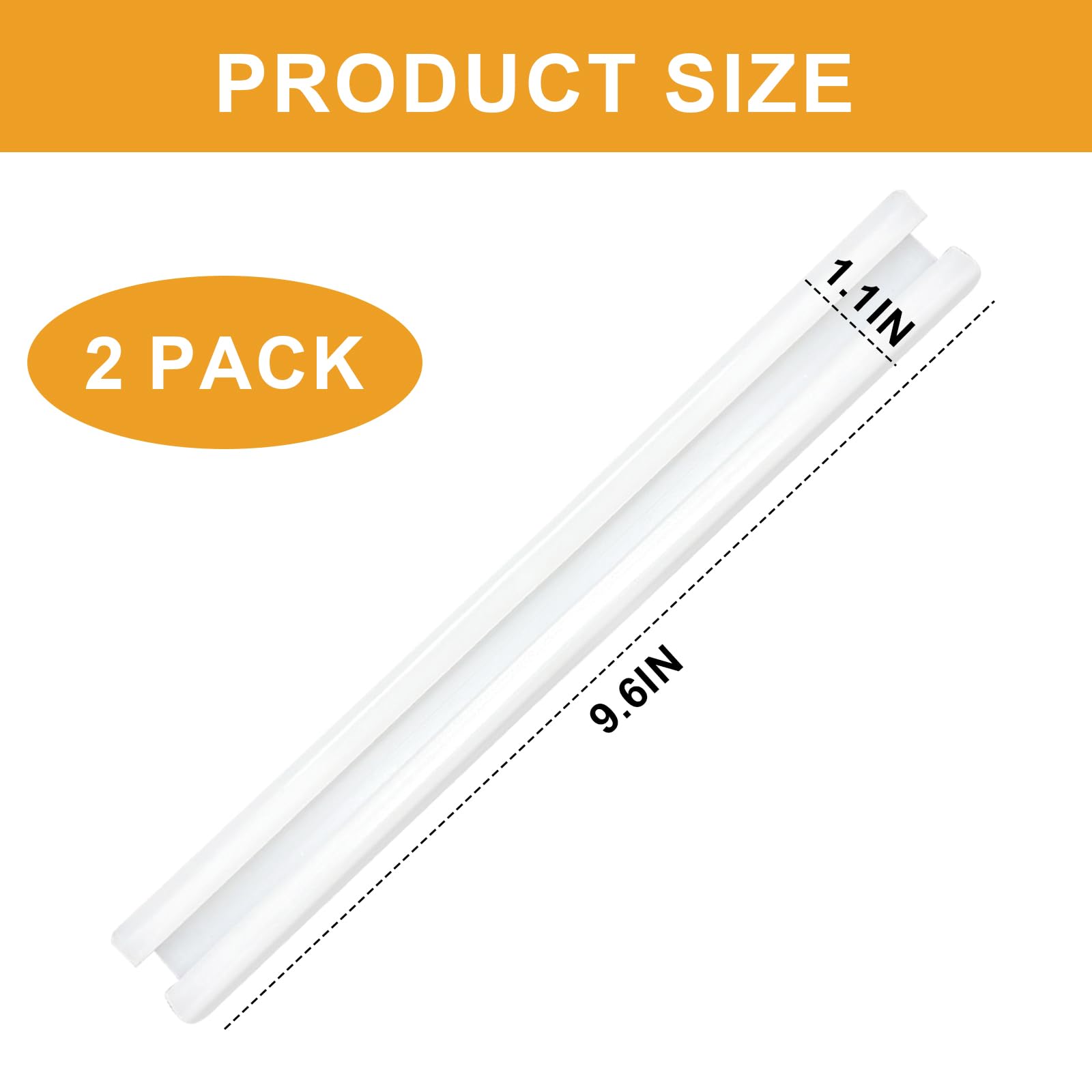 Gvvycc close-up side profile highlighting wear-strip shape and smooth glide