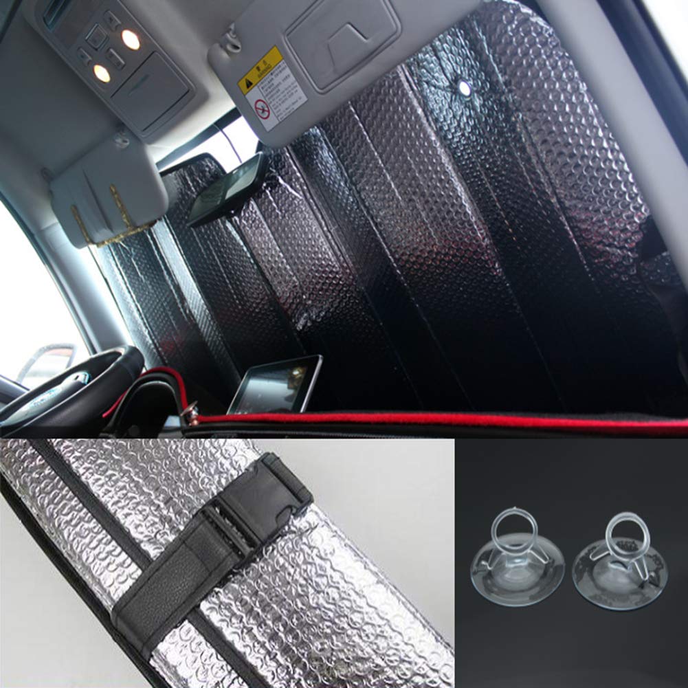 GWUSKDT installed inside a parked car demonstrating cooler cabin and UV protection