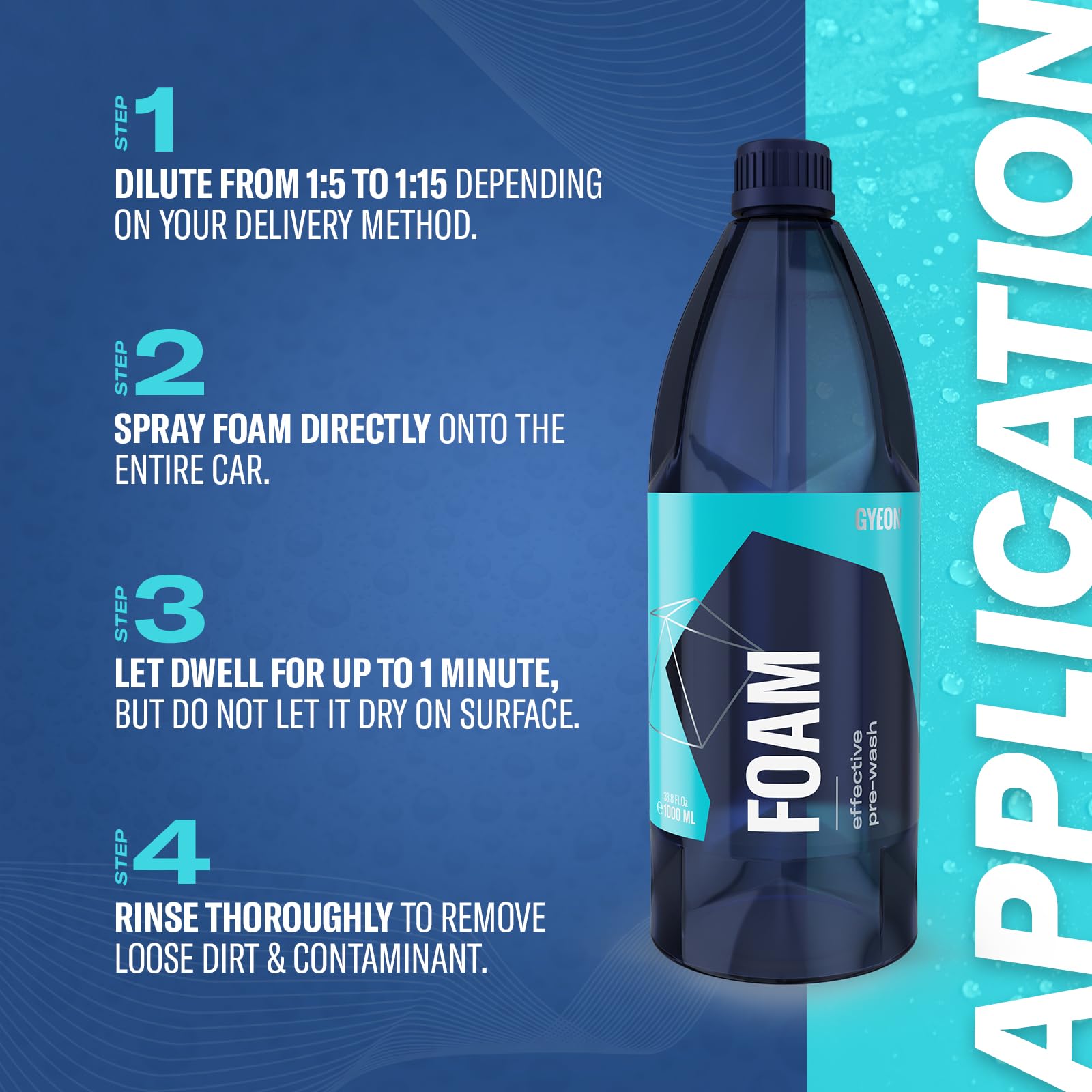 Gyeon bottle next to coin showing 1000ml scale for value