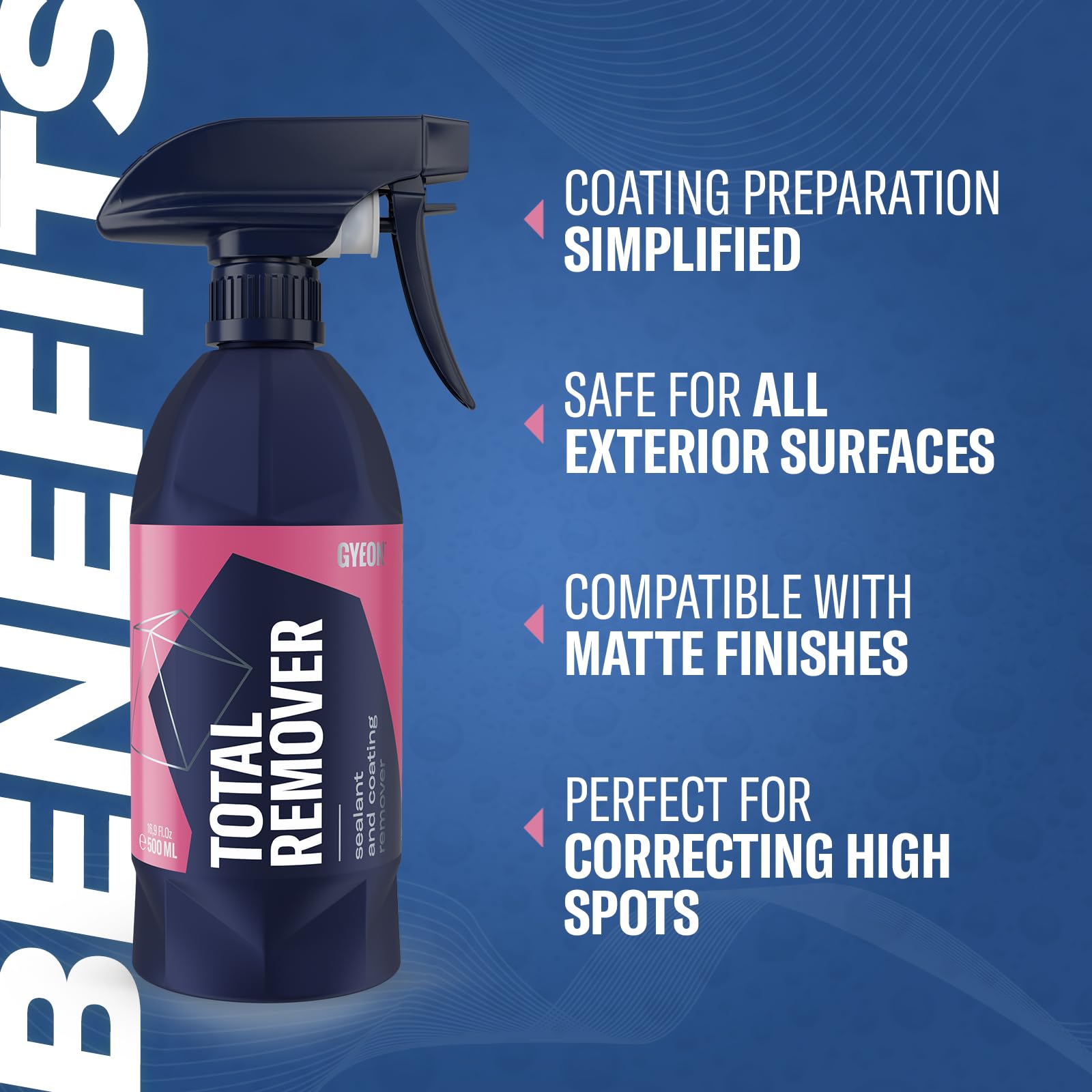 Gyeon TotalRemover close-up of liquid texture highlighting easy spread