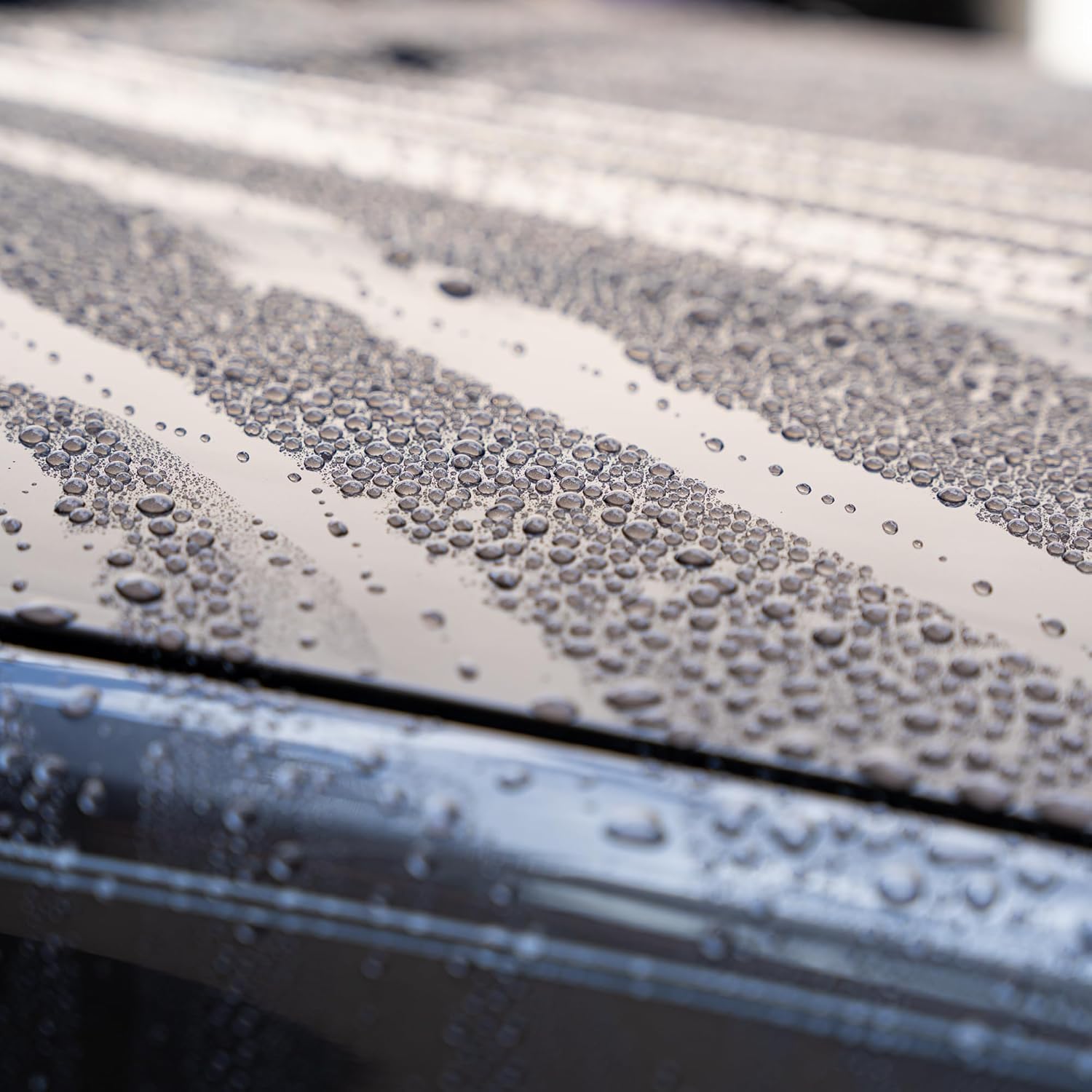 GYEON wet coat close-up gloss reflection highlighting enhanced shine