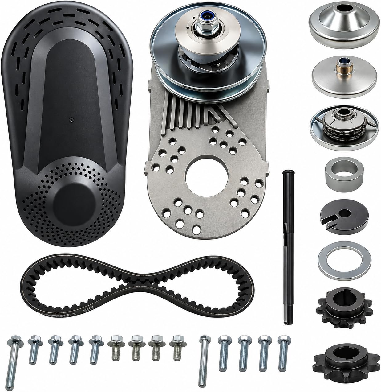 GYMMEDS front assembly overview showing full kit and quick identification benefit