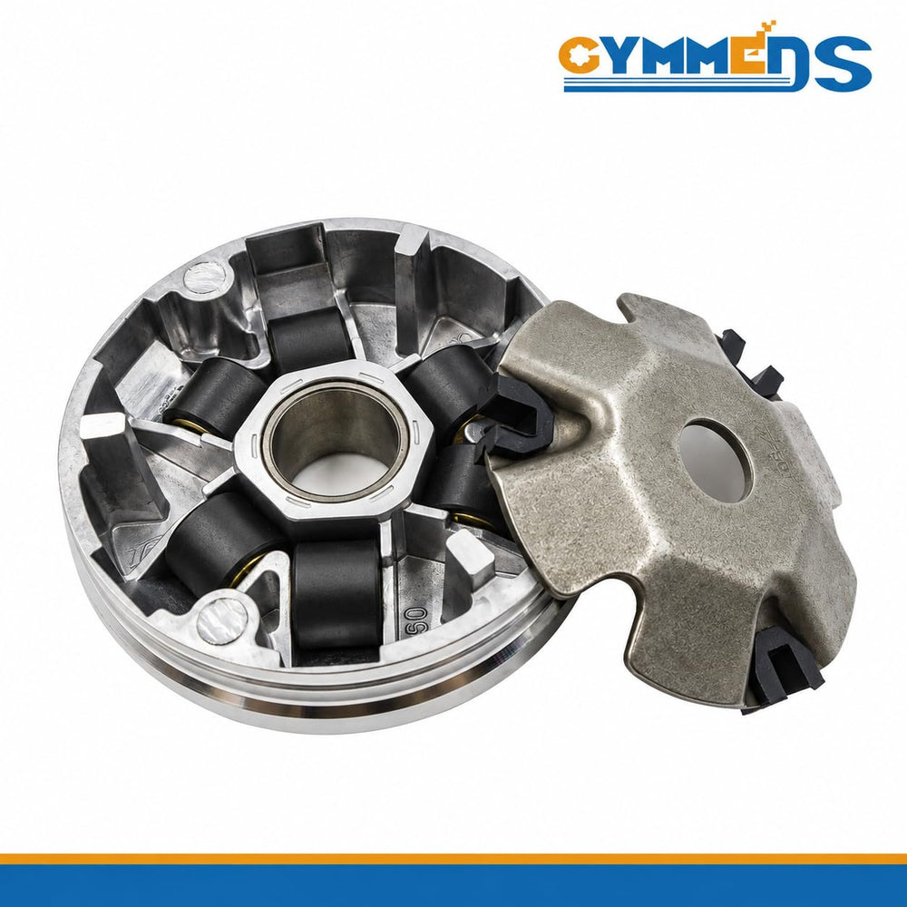 GYMMEDS clutch kit installed on scooter drivetrain demonstrating restored power transfer