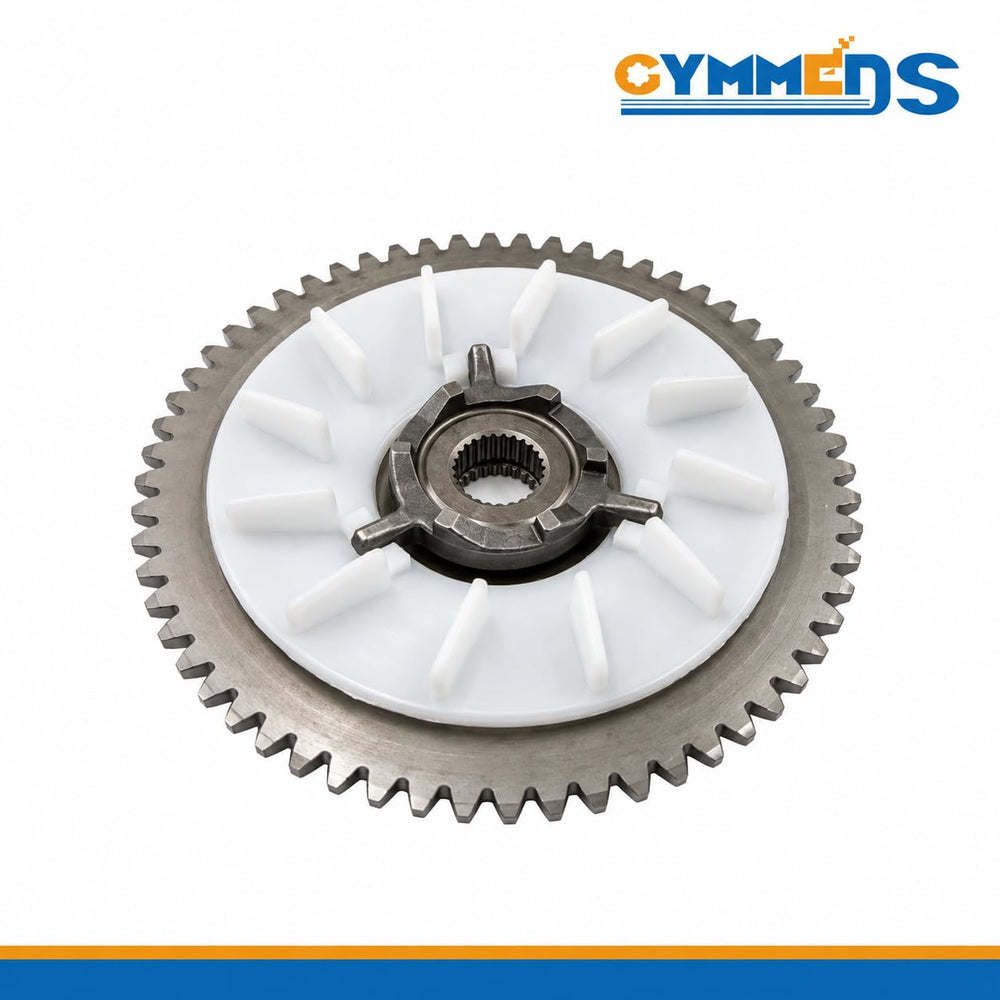 GYMMEDS clutch, variator and belt arranged with common tools for straightforward installation