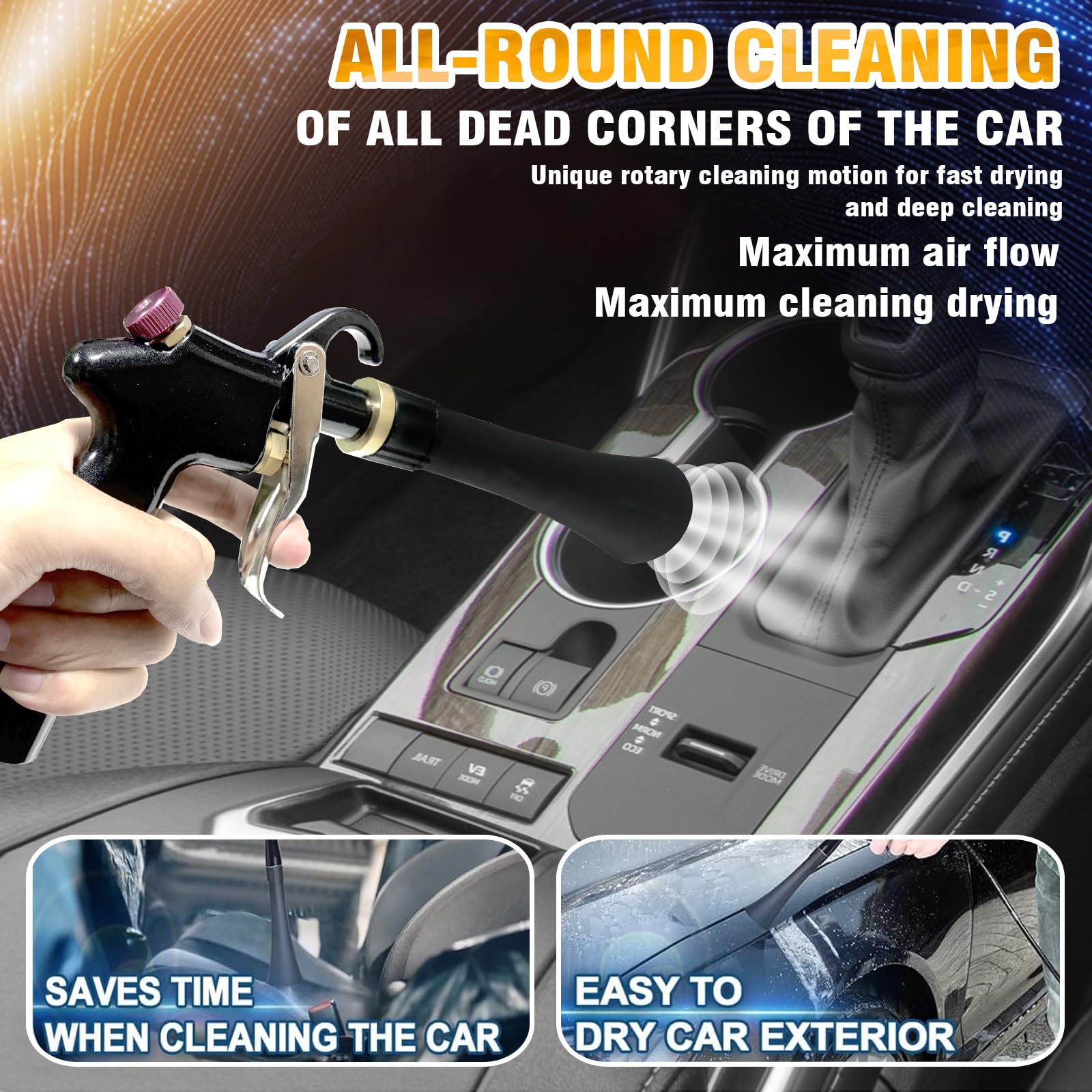 GZ-KJM dusting brush attached cleaning trim and protecting delicate surfaces benefit