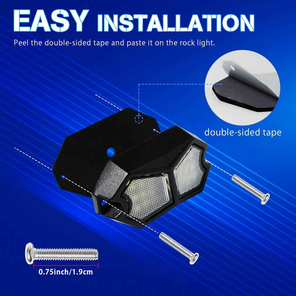 GZ5CG mounted under truck illustrating wide 210° illumination coverage