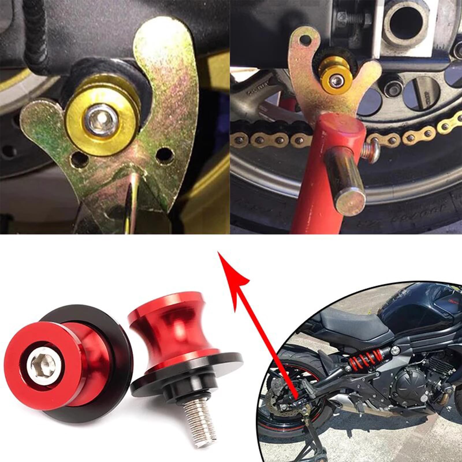 GZDLMoto packaged pair with bolts ready for quick installation