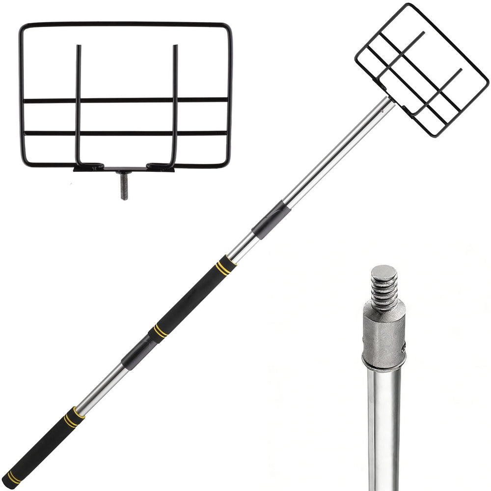 Gzlozak full-length pole extended showing reach and protective plates