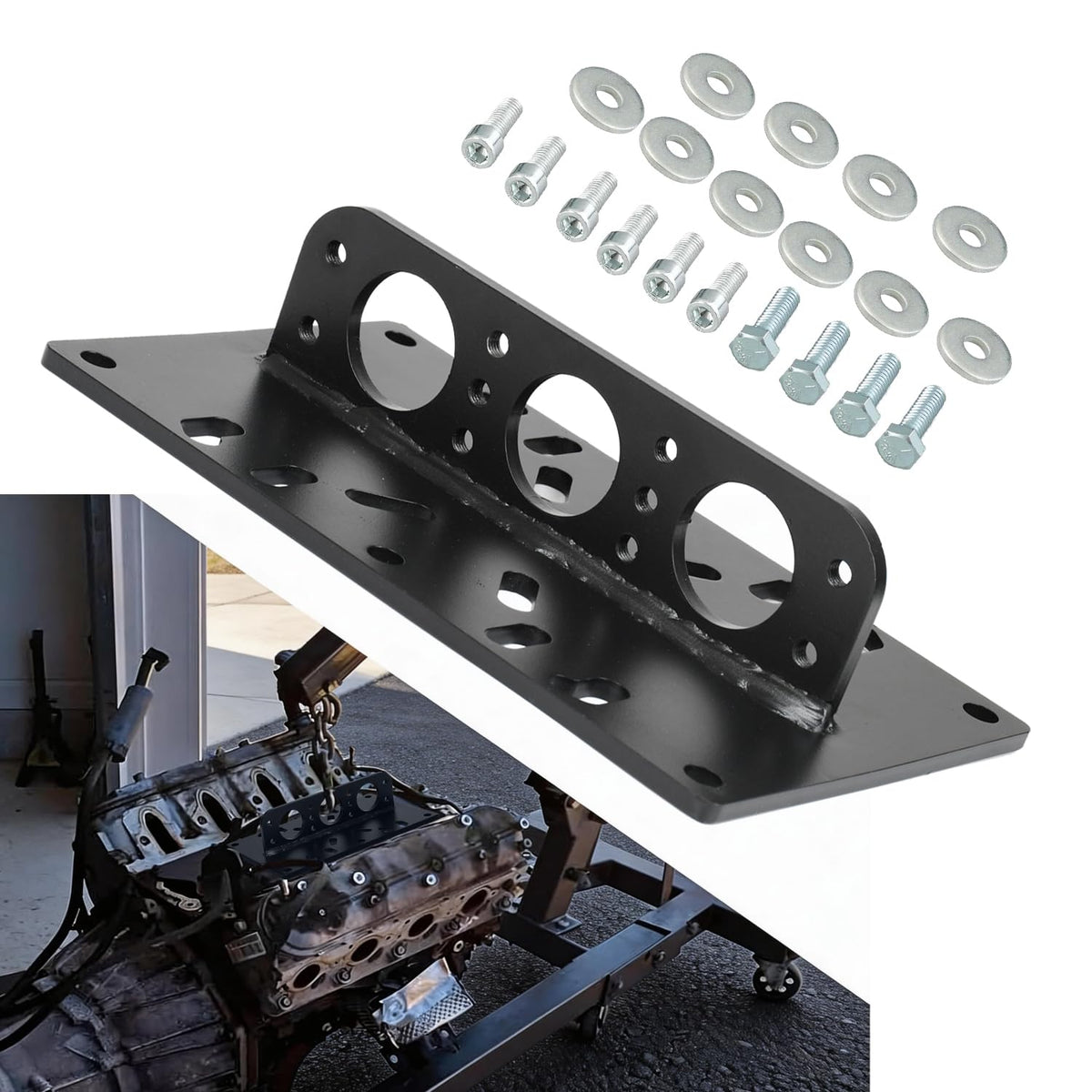 GZQIUYI front view plate showing hole patterns and robust shape enhancing fit accuracy